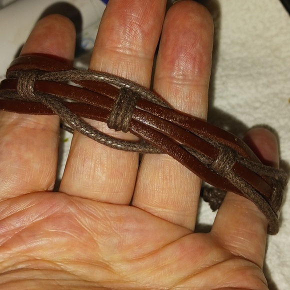 Hand Crafted Jewelry - Handmade Leather Unisex Bracelet